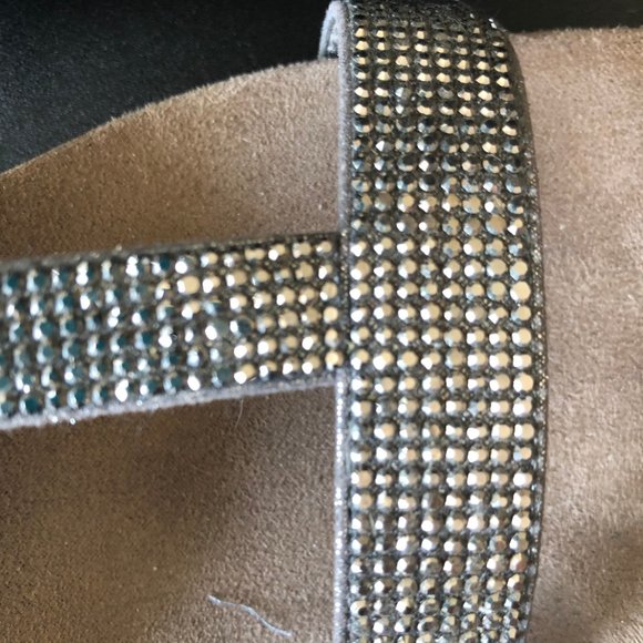 Silver glittery sandals - Picture 3 of 5